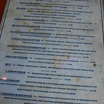 Jules Maes Saloon Menu