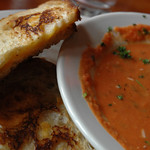 Grilled Cheese and Tomato Basil Soup